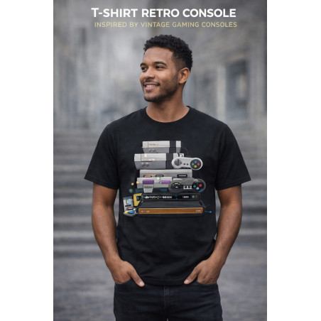T-shirt Retro Console