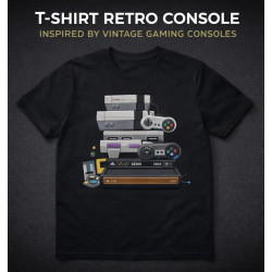 T-shirt Retro Console